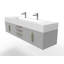 Ensemble de meuble-lavabo mural simple 72 po Nile-483649128-483649131-483649133
