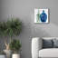 «Laura Gibson _sea Glass Vase 1» par Annie Warren, art mural sur toile, 18 po x 18 po