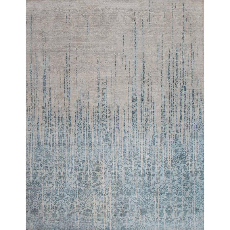 Manhattan Reserve Hand Knotted Abstract Area Rug