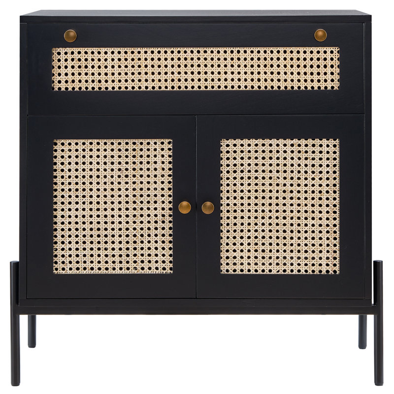 2 - Door Accent Cabinet, Black