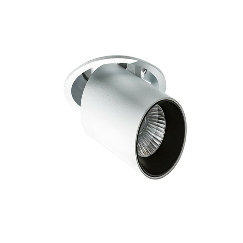 Luna Recessed Housing, White/Black