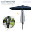 Parasol de terrasse 6,5 'x 10'-933139896