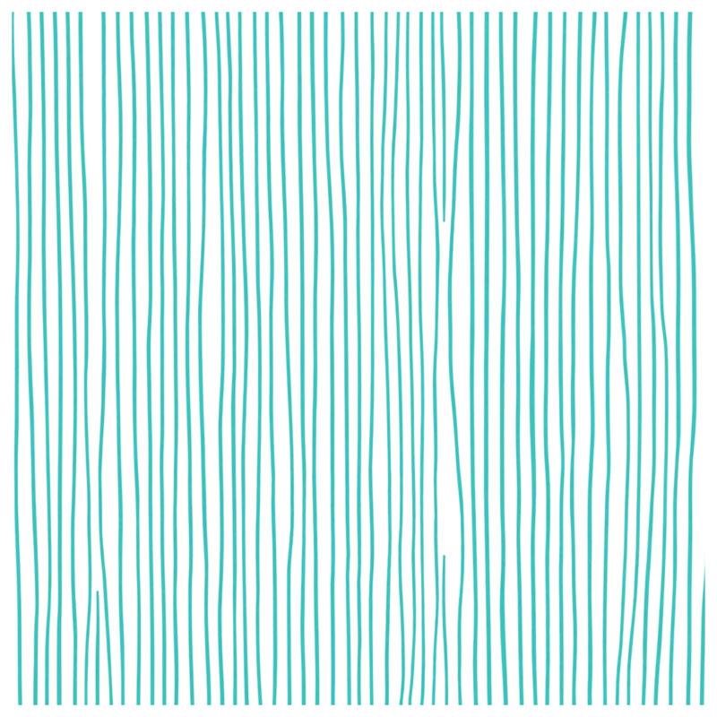 Turquoise Vertical Stripes Comforter, Twin