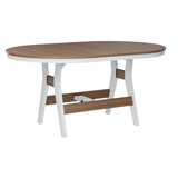 Berlin Gardens Harbor Regular With White Base 64″ Oblong Table