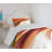 Ambesonne Modern Bedspread Set Blurred Smock Art Rays Orange Red-105654860