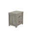 Table de chevet en chêne gris clair