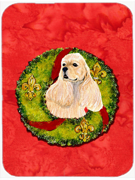 The Holiday Aisle Cocker Spaniel Glass Cutting Board