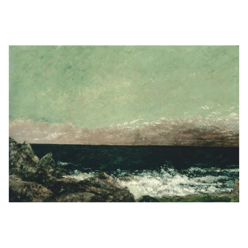 Reproduction giclée par Gustave Courbet, H 22 po x l 28 po