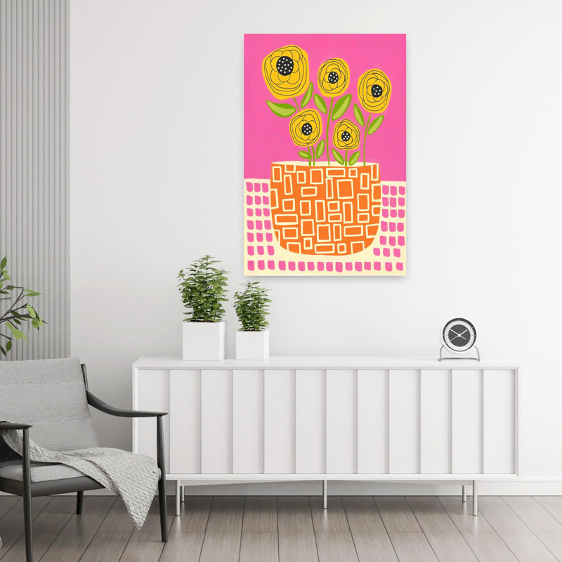 Art contemporain contemporain, H 36 po x l 24 po