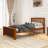 Twin Size Wood Platform Bed-1664058573