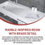 Plateau pour meuble-lavabo Ben & Jonah Oro Streak