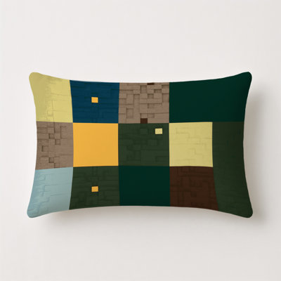 Grids Indoor And Outdoor Pillow