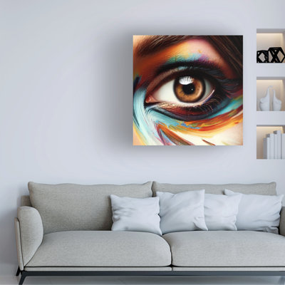 People " Eye Paint " Painting Print
