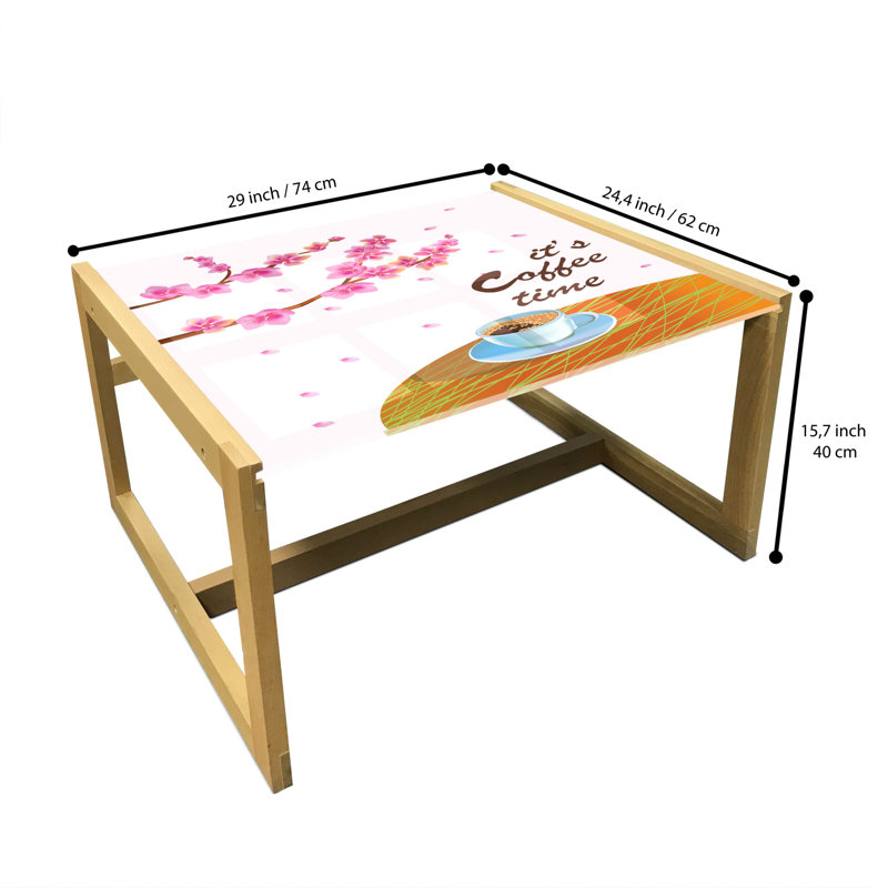 Jalaya Sled Coffee Table, 62cm H x 74cm W x 40cm D