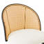 369° Swivel Upholstered Rattan Counter Height Bar Stool-1247460249-1250701479-1217763741