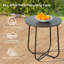 Table de bout en acier Ebern Designs-1375297083-1375297081