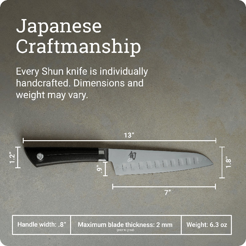 Sora 7'' L Santoku Knife