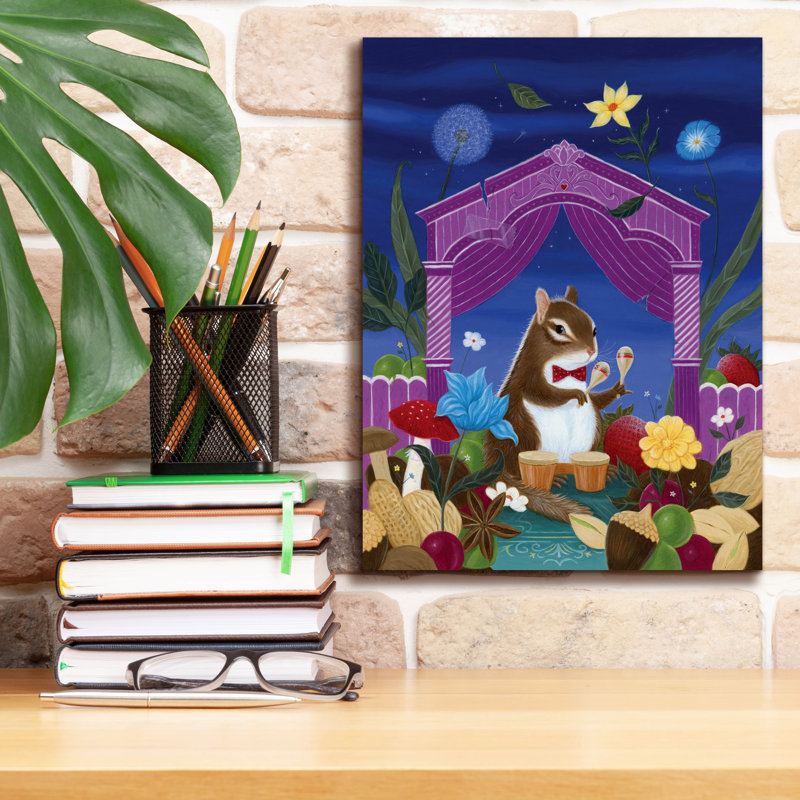  «A Theatre For Thomas» par Gina Matarazzo, art mural sur toile, 12 po x 16 po, H 16 po x l 12 po