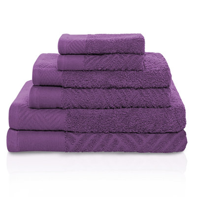 6-Piece Certified Egyptian Cotton Towel Set