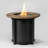 Round Fire Pit Table Propane Fire Table With Lava Rocks