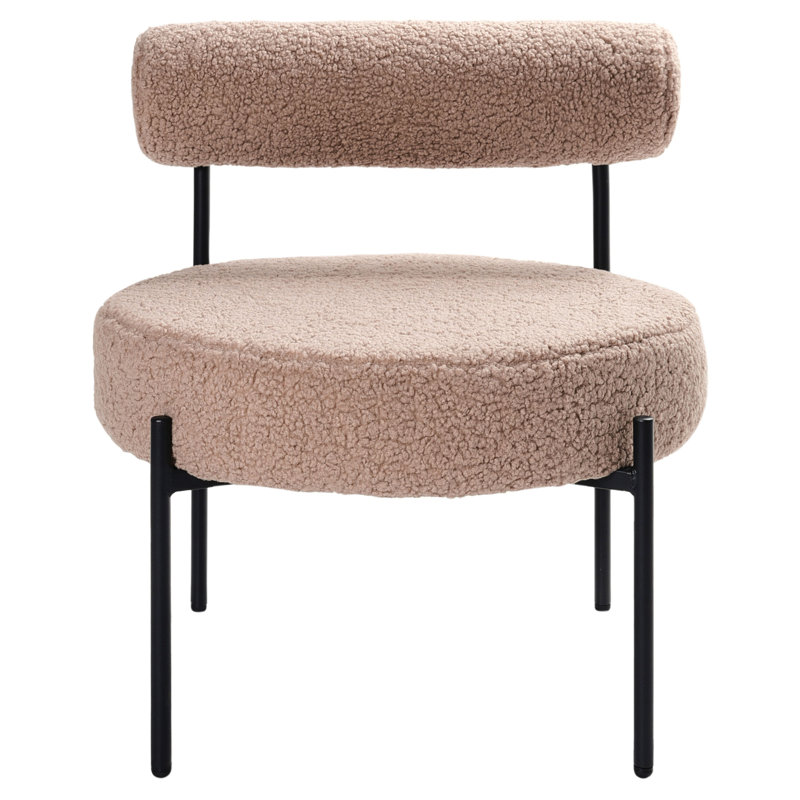 ALPHA Upholstered Side Chair, Beige