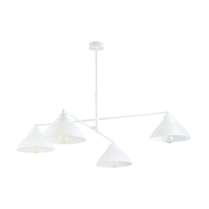 Kivin 4 - Light Unique/Statement Chandelier, White