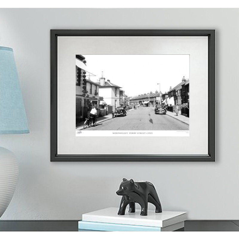 Northfleet, Perry Street C1955 by Francis Frith - Single Picture Frame Print, 40cm H x 50cm W x 2.3cm D