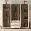 Zadok en bois 6 portes avec 3 tiroirs à l'intérieur-2130312031