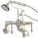 P1014 British Telephone Tub Faucet with Metal Handheld Shower and Lever Handle