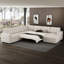 Canapé-lit modulaire en L avec rangement intégré-2000780202