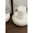 Trenza Twisted Marble Pillar Candle Holder