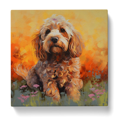 Cockapoo Color Field Painting No.1 - No Frame Print
