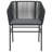 Patio Dining Set With Cushions Poly Rattan Glass-749656523-749656522-749656551