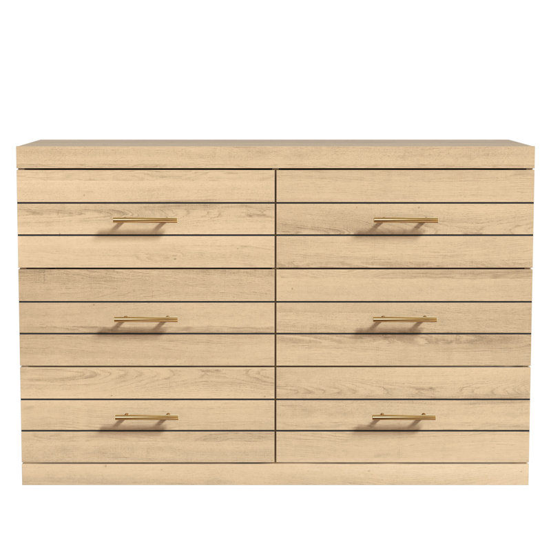 Commode double 6 tiroirs Onna