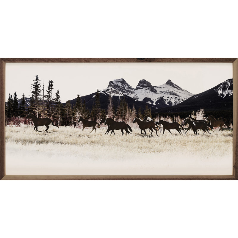 Running Horses, 20" H x 40" W