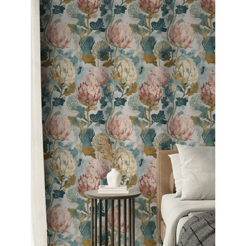 Papier peint floral floral