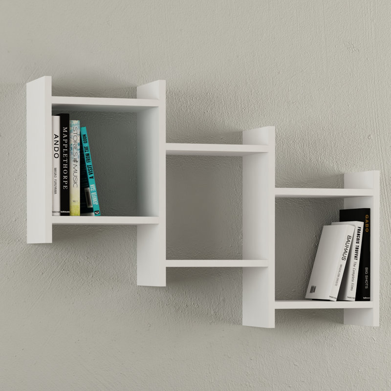 Musson 6 Piece Square Cube Shelf, White