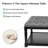 35" Square Velvet Tufted Cocktail Ottoman Coffee Table - Upholstered Storage Ottoman-933831971