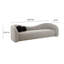 Chrystelle Grey Faux Shearling Sofa-929856283