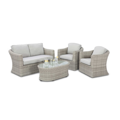 Aajiv 2 Seat Rattan Sofa Set