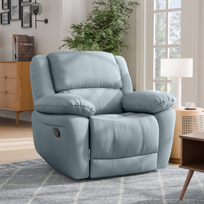Allendale Chair, Kaia Blue Leather Match