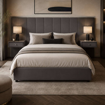 Upholstered Fabric Bed