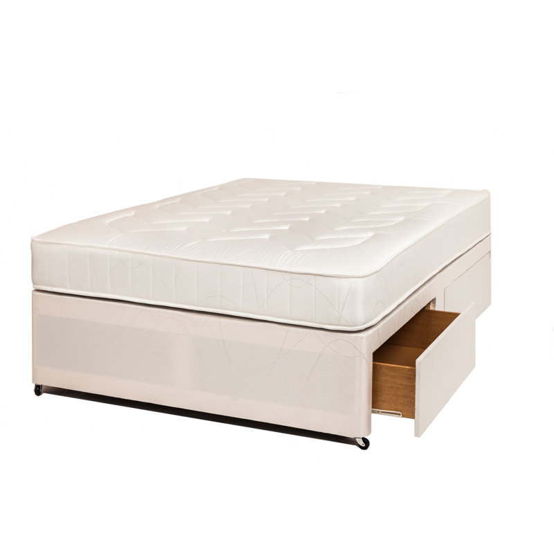 Regal Ortho Orthopaedic Divan Bed Set, 1 Drawer, Super King Size