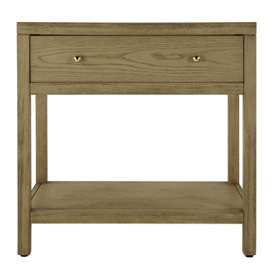 Celine 30" 1-Drawer Acacia Nightstand