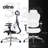 ErgoPro Ergonomic Office Chair, Rolling Desk Mesh Computer Gaming Executive Chair with Blade Wheels-87351020