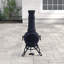 Toledo Column Cast Iron Smokeless Chimnea-32817751-32817753