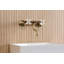Robinet de salle de bain mural 2 trous Kingston-99099828