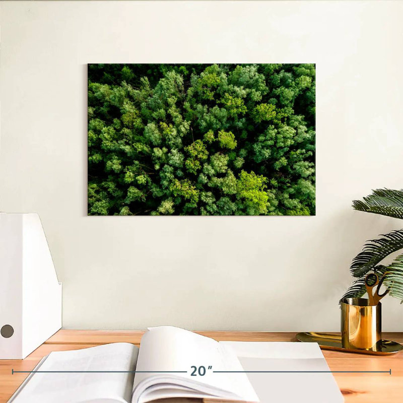Alvord Lush Green Woodland, H 8 po x l 12 po