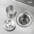 33" Drop-in Single Bowl Stainless Steel Kitchen Workstation Sink with Air Gap-119729611-119729613