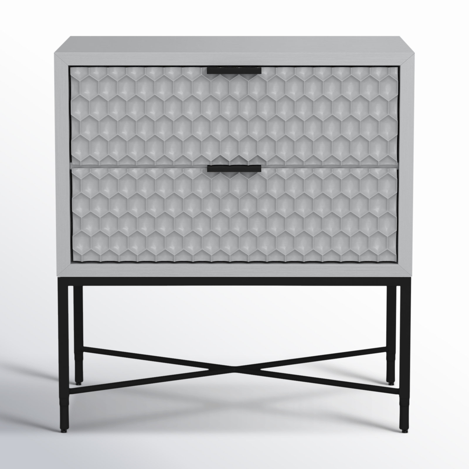 Capra 2 - Drawer Nightstand, Sky Gray